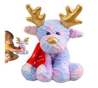 Deer Doll - 11.8 Inches Nights In | Fawn Plush Toy | Soft Stuffed Deer Toys, Christmas Plushs Animal For Kids, Holiday Deers Toy, Festive-Themed Plush For Kids & Adults, Cozy Holiday Deco
