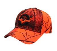 Deer Hunting Baseball Cap - Embroidered Animal Head Hat | Soft Cotton Adjustable Sun Protection, Outdoor Sports Headwear, Breathable Sweat Absorbing Wide Brim Design