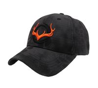 Deer Hunting Baseball Cap - Embroidered Animal Head Hat | Soft Cotton Adjustable Sun Protection, Outdoor Sports Headwear, Breathable Sweat Absorbing Wide Brim Design
