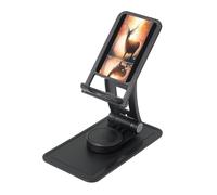 Deer in The Forest - Soporte de escritorio ajustable para iPhone y todos los teléfonos, rotación de 360°, plegado integrado, base cuadrada
