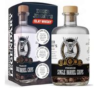 Deer Jimmy's® Kit de Regalo DIY para Whisky - CREA tu Propio Whisky con Roble Premium de auténticas barricas Islay - Maduración Profunda para Cualquier destilado Hombres
