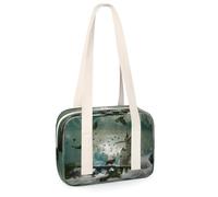 Deer Magic Castle - Pequeñas bolsas de lona deportivas con diseño de ciervos, bolsa de gimnasio, ligera, casual, bolsa organizadora de deportes para niños, niñas, niños, mujeres y hombres