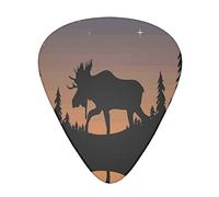 Deer Mountain Pine Tree Wilderness Advanced guitar pick 12 piezas Tres grosores para bajo, guitarra eléctrica, bolsa para guitarra acústica