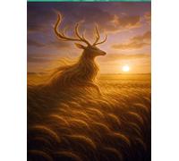 Deer of the Dawn Sketchbook - Studio Edition (8.5 × 11 in Dotted Pages for Artists): A creative companion from BROH Line Studio’s Elementals Art Edition