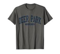 Deer Park Washington WA College University Style Azul Camiseta