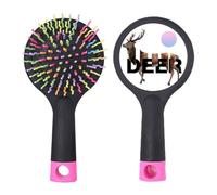 Deer Separates The Sun Body Salon - Cepillo para desenredar el cabello, base acolchada