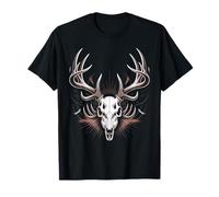 Deer Skull with Antlers Hunting Camiseta