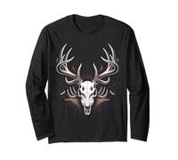 Deer Skull with Antlers Hunting Manga Larga