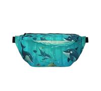 Deer Under Moonlit Sky - Bolsa de pecho deportiva para hombres y mujeres, riñonera de viaje para correr, senderismo, ciclismo, entrenamientos, multicolor, Talla única, Mochila de senderismo
