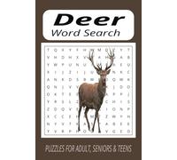Deer Word Search Puzzle Book: Fun and Challenging Word Search Puzzles About Deer for Relaxation, Travel, and Special Occasions