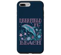 DEERFIELD BEACH FL RECUERDO DE PLAYA PARA AMANTES DE LOS DELFINES Carcasa para iPhone 7 Plus/8 Plus