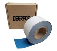 Deerfos Blue Premium - Rollo de papel de lija continuo de grano 36 (PSA), 2-3/4 pulgadas x 25 yardas (auto, madera, metal, etc.) (grano 36)