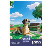 Deerhound 1000 Piezas Rompecabezas Mascotas Lindas Rompecabezas Familiar para Adultos Y Niños Rompecabezas Europeo para Adultos 38x26cm/1000pcs