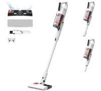 Deerma Aspiradora sin Cable DEM-T20W 2 en 1: Aspira y Friega con 180W de Potencia, Filtro HEPA, Diseño Ligero