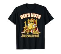 Dee's Nuts - Divertido Humor renacentista Medieval de Peanut King Camiseta