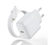 DEESOOCO Cargador 25W de USB C con Cable de Carga, Carga Rápida para i-Phone 17/17 Air/17 Pro MAX /16/15/14/13/12, i-Pad Mini/Air, Samsung Galaxy S25/S24/S23/S22/Note20/Z Flip6/Z Fold6(1 Pack+Cable)