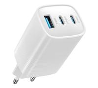 DEESOOCO Cargador Múltiples Puertos USB-C 67W, Cargador de Carga Rápida para MacBook Pro/Air, Portátiles de DELL XPS 13, Lenovo y ASUS, iPad Pro,Tablet Samsung,Steam Deck,Galaxy S24/S23