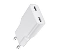 DEESOOCO Cargador USB C de 20W, Enchufe de Carga Rápida Mini para iPhone 17/16/15/14/13/12/11 Pro MAX/X/XS/XR, Samsung Galaxy, Adaptador de Pared Tipo C Ultra Delgado