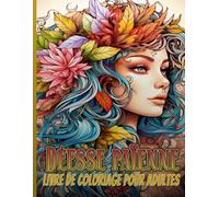 Déesse Païenne Livre de Coloriage Pour Adultes: Dieux païens, créatures mythiques, dessins celtiques à colorier pour les femmes, les personnes âgées et les adolescents. Gros caractères