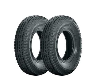 Deestone EGC08RYD 2 Neumáticos Reforzados 4.80-8 6PR Gomas 71J para Rueda de Remolque de Barco