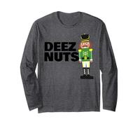 Deez Nuts Funny Christmas Nutcracker Deez Nuts Manga Larga