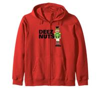 Deez Nuts Funny Christmas Nutcracker Deez Nuts Sudadera con Capucha