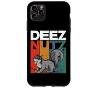 Deez Nutz Nutcracker Squirrel Gopher Chipmunk Dees Nuts Carcasa para iPhone 11 Pro MAX