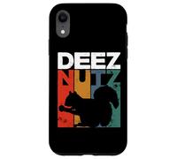 Deez Nutz Nutcracker Squirrel Gopher Chipmunk Dees Nuts Carcasa para iPhone XR