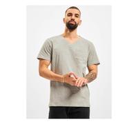 DEF Camiseta Top Camiseta Cuello Pico 100% Algodón Básico Todos Días Mann