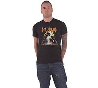 Def Leppard Camiseta con logotipo de la banda Hysteria Oficial para hombre, color negro, Negro -, X-Large