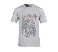 Def Leppard Camiseta 'Def Leppard Double Leppard T-Shirt' gris M EUR