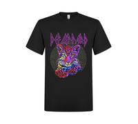 Def Leppard Camiseta 'Def Leppard Neon Kitten T-Shirt' negro S EUR