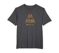 Def Leppard - Desde '77 Camiseta, Hombre Tallas Grandes, Jaspeado Oscuro, 2X Alto