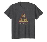 Def Leppard - Desde '77 Camiseta, Niños, Jaspeado Oscuro, 10 años