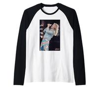Def Leppard Joe Elliott En Freddie Mercury Tribute 1992 Camiseta Manga Raglan