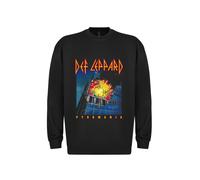 Def Leppard Sudadera 'Def Leppard - Pyromania Sweatshirt Sweatshirt' negro XL EUR
