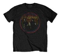 Def Leppard - T-Shirt # L Black Unisex # Vintage Circle