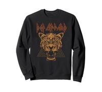 Def Leppard Tiger Heavy Metal Band by Rock Off Sudadera