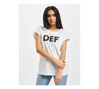 DEF Sizza Camiseta Top Básico Con Logo Impreso 100% Algodón Look Casual