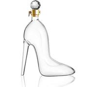 DEFBOW Decantador de Vidrio sin Plomo con Forma de Tacones Altos para Licor escocés de 700 ml