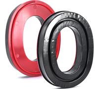defean - Almohadillas de gel de silicona para orejas de repuesto compatible con 3M WorkTunes (90541, 90542, 90543, 90544)/Pel-tor Sport (TAC100/300/500, 90565, 90566, 97040, 97041, 97042) (rojo)