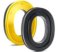 defean - Almohadillas de gel de silicona para orejas de repuesto compatible con 3M WorkTunes (90541, 90542, 90543, 90544)/Pel-tor Sport (TAC100/300/500, 90565, 90566, 97040, 97041, 97042) (amarillo)