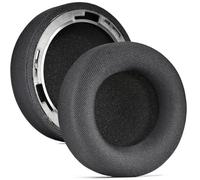 defean Almohadillas de repuesto compatibles con auriculares Corsair Virtuoso PRO con cable y espalda abierta, almohadillas para orejas con espuma de aislamiento de ruido (tela elástica)