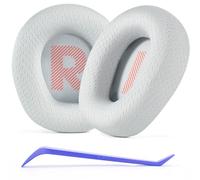 Defean Almohadillas de repuesto de tela de malla compatibles con auriculares JBL Quantum 100/100X/100P/100M2 (Q100/Q100X/Q100P/Q100M2), Quantum 350 (Q350) (plata)