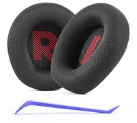 Defean Almohadillas de repuesto de tela de malla compatibles con auriculares JBL Quantum 100/100X/100P/100M2 (Q100/Q100X/Q100P/Q100M2), Quantum 350 (Q350) (negro)