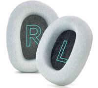 Defean Almohadillas de repuesto de tela de malla y espuma viscoelástica compatibles con auriculares inalámbricos Logitech G522 Lightspeed (pálido)