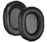 defean Almohadillas de repuesto prémium para auriculares Teufel Massive, espuma de alta densidad con cojines de cuero proteico, color negro