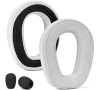 Defean G321 - Almohadillas de repuesto compatibles con auriculares inalámbricos Logitech G321 Lightspeed con Bluetooth, espuma viscoelástica de alta densidad y tela de malla (pálido)