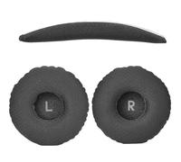 Defean Kit de almohadillas de repuesto 2 en 1 de tela de malla + diadema compatible con auriculares JBL Tune 600(T600BTNC 600BTNC)/660(T660NC 660NC)/670(T670NC 670NC) (negro)