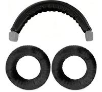 Defean Kit de almohadillas de repuesto 2 en 1 + diadema compatibles con auriculares Beyerdynamic DT770/DT770M/DT770Pro/DT770 Pro HT/DT790/DT797/DT880/DT880 Pro/DT880 Pro (negro)